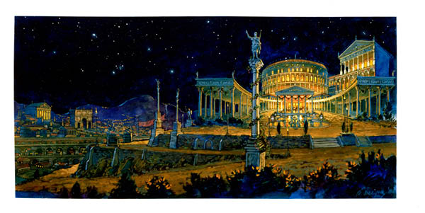 CaesarsDioramaLeftPainting