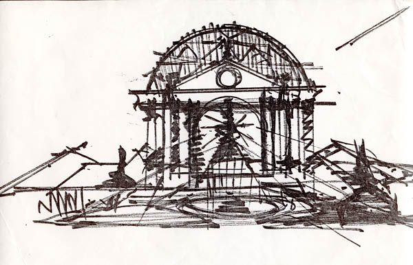 CeasarsRotunda_EarlyMarkerSketch2